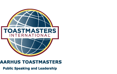 The logo of Aarhus Toastmasters