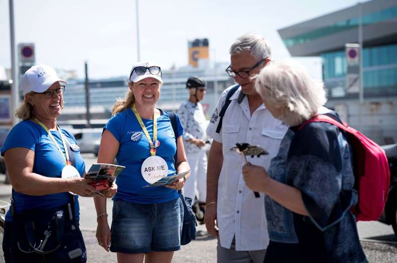 Volunteers from Visit Aarhus Rethinkers