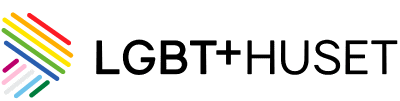 The logo of LGBT+HUSET